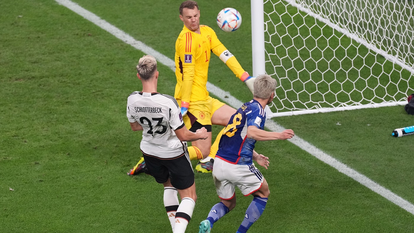 Асано забил победный гол в ворота Германии