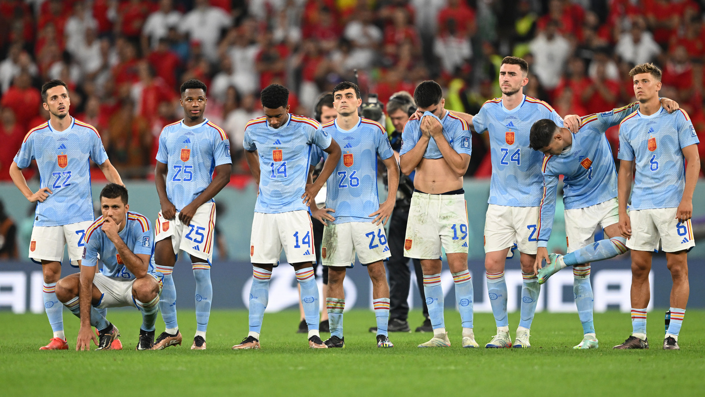 Сборная Испании сделала больше 1000 передач в матче с Марокко, но при этом нанесла лишь один удар в створ 