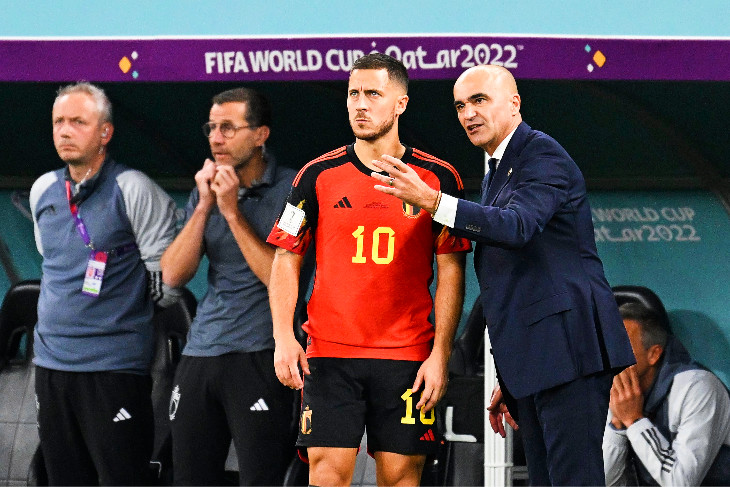 Эден Азар и Роберто Мартинес