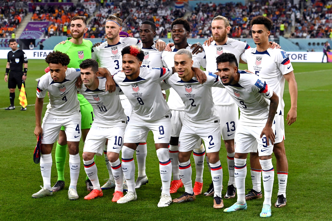 Сборная США перед матчем с Нидерландами на ЧМ-2022