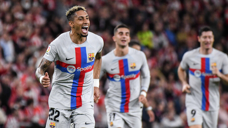 Фрагмент матча «Атлетик» — «Барселона»