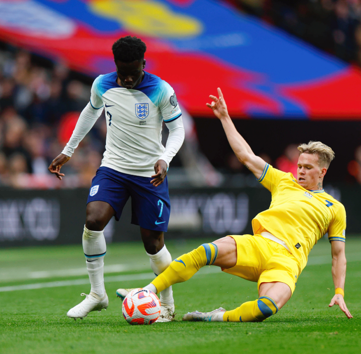 Англия — Украина