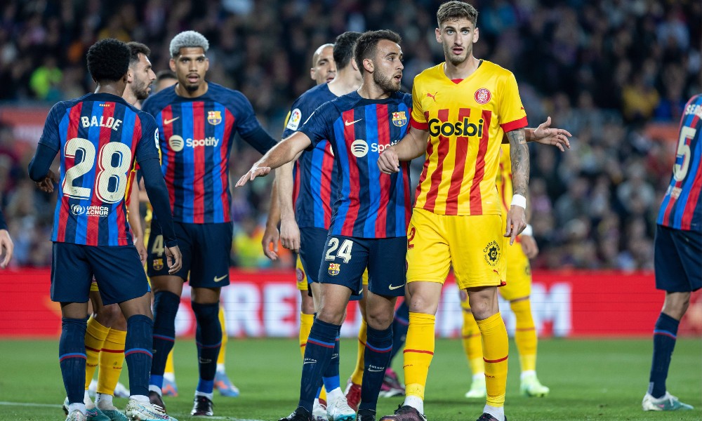 Фрагмент матча Барселона — Жирона