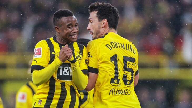 «Боруссия» после победы над «Айнтрахтом»