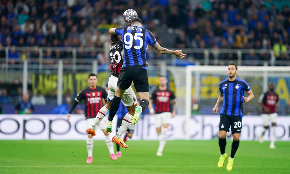 Фрагмент матча Интер — Милан