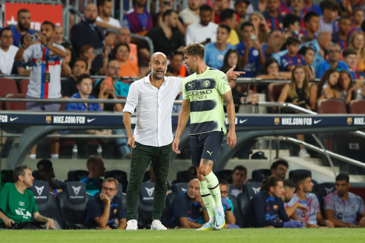 Гвардиола и Стоунз