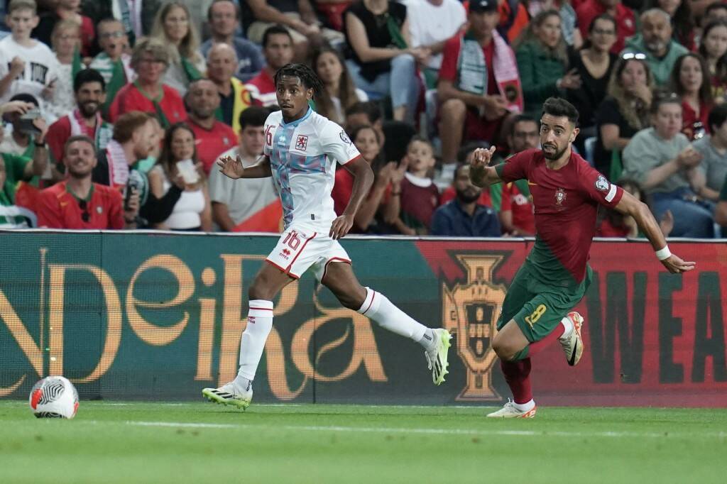 Фрагмент матча Португалия — Люксембург