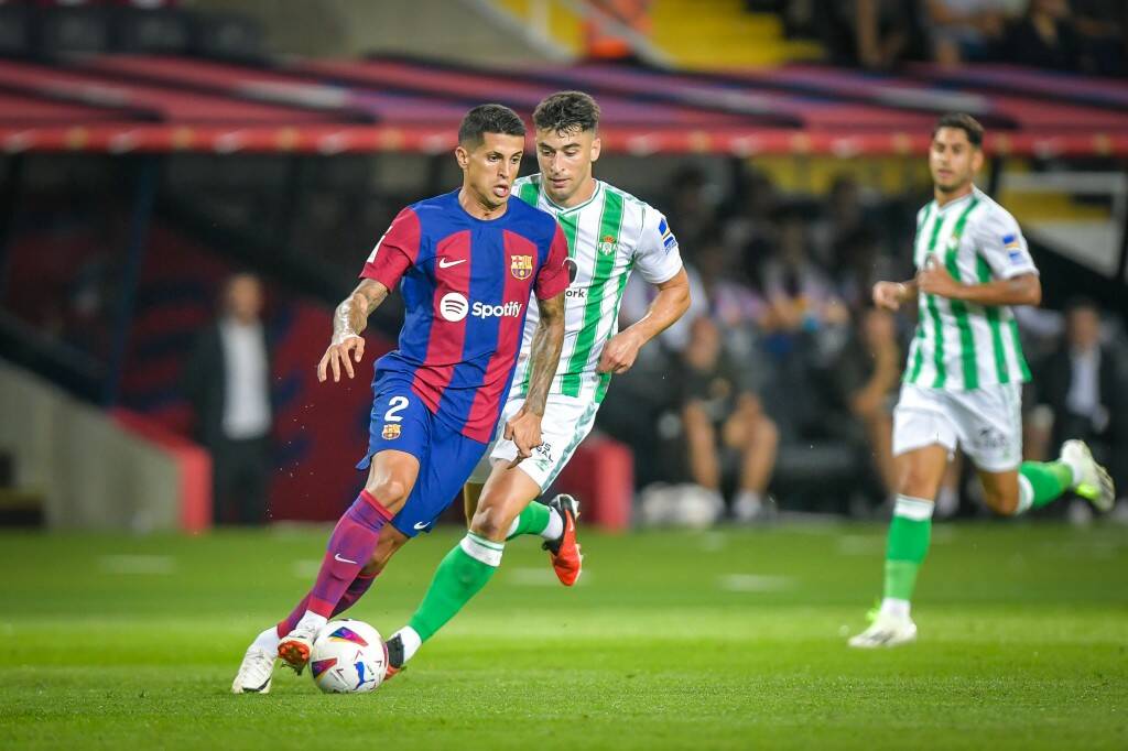 Фрагмент матча Барселона — Бетис