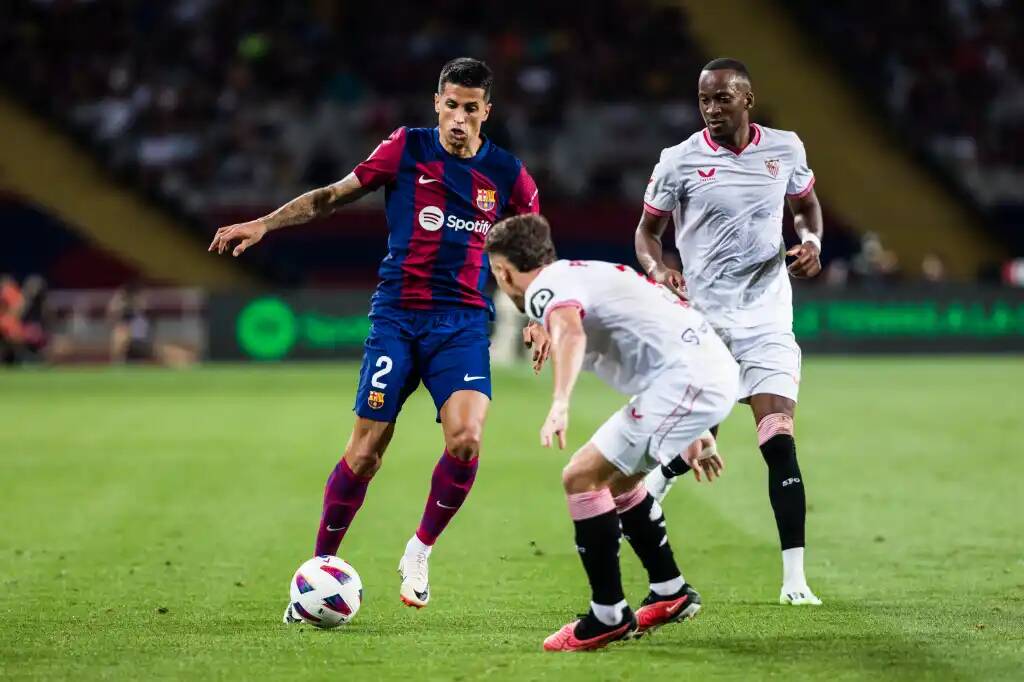 Фрагмент матча Барселона — Севилья