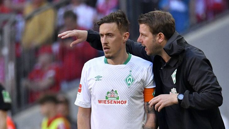 Макс Крузе и тренер «Вердера» Флориан Копфельдт