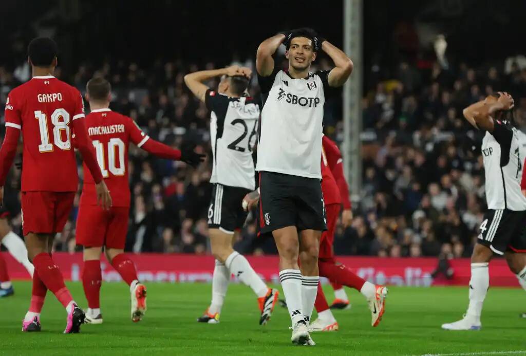 Фрагмент матча Фулхэм — Ливерпуль