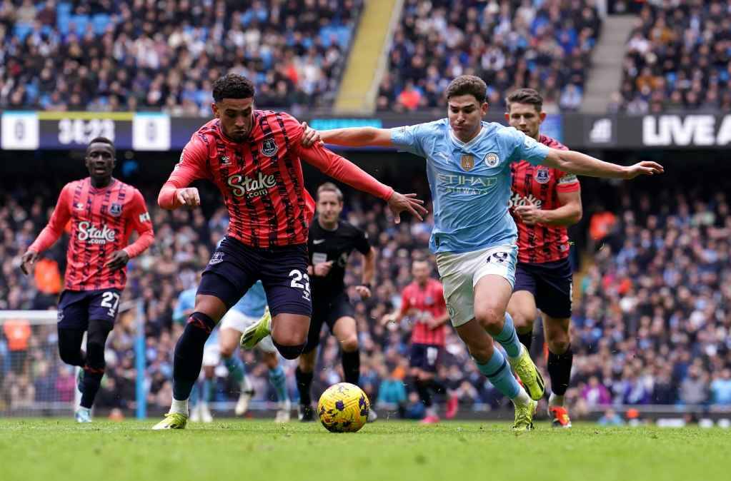 Фрагмент матча Манчестер Сити — Эвертон