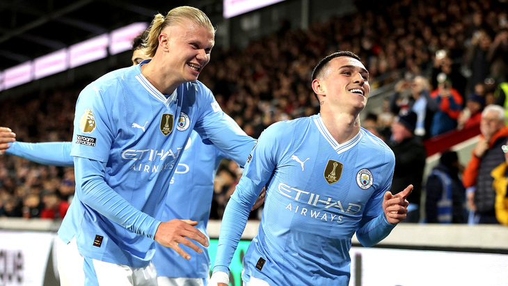 Эрлинг Холанн и Фил Фоден