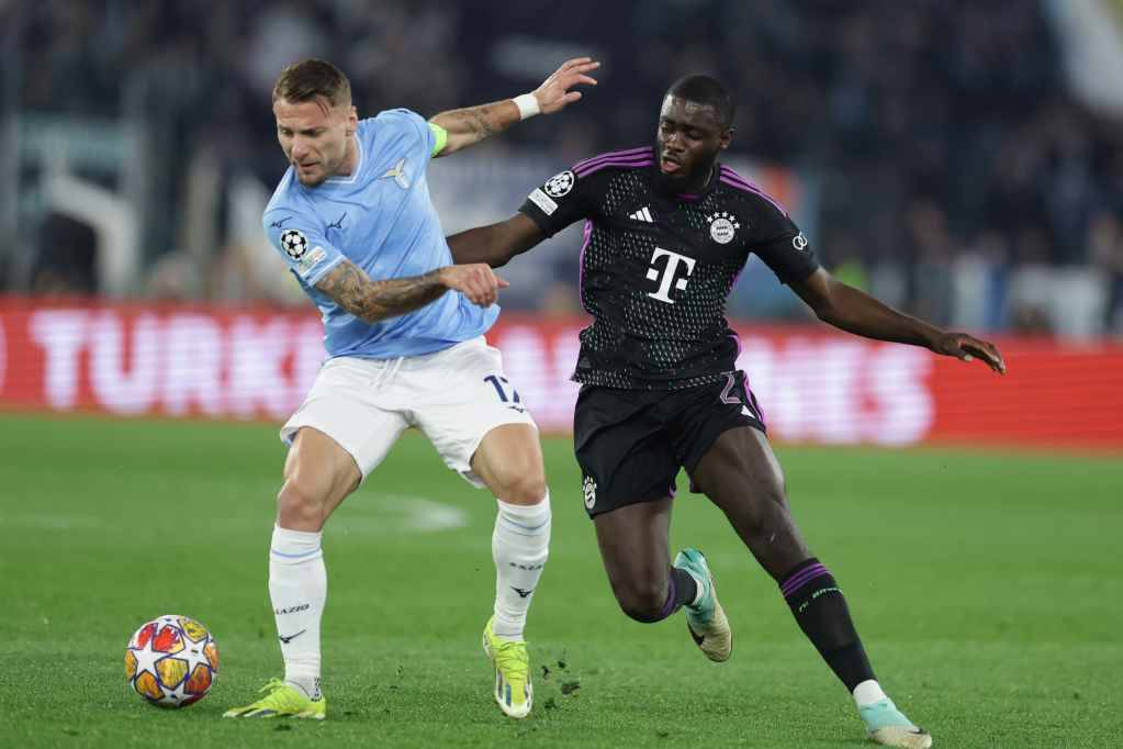 Фрагмент матча Лацио — Бавария