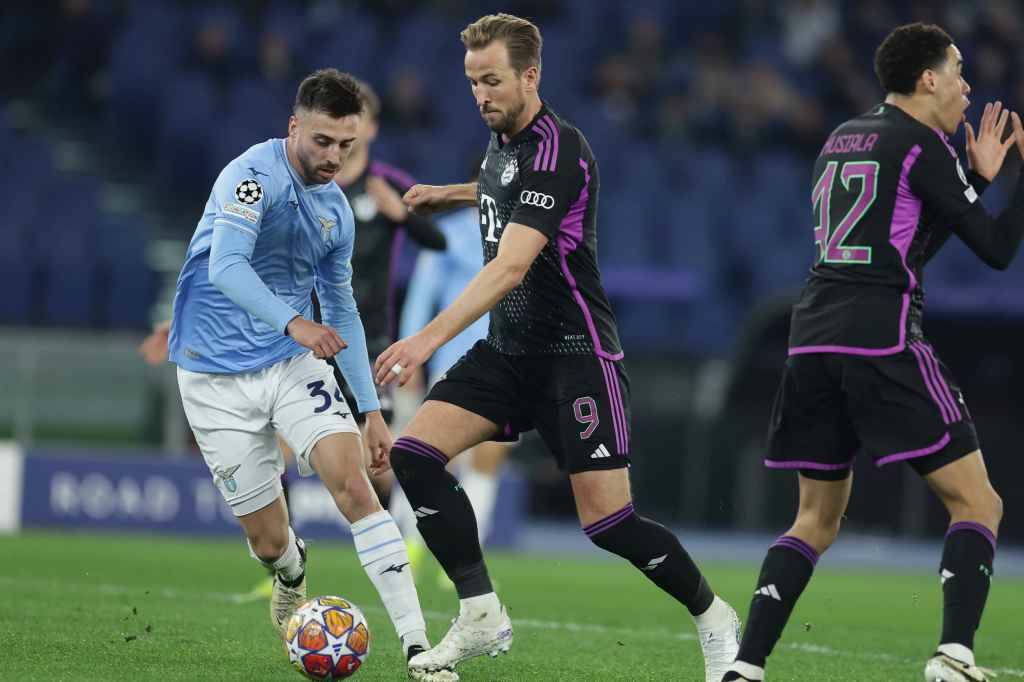 Фрагмент матча Лацио — Бавария