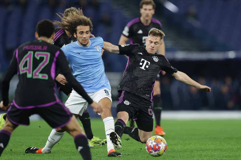 Фрагмент матча Лацио — Бавария