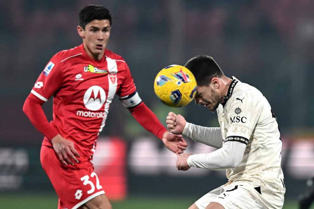 Фрагмент матча Монца — Милан