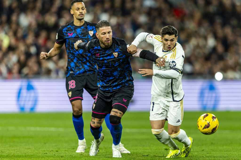 Фрагмент матча Реал — Севилья