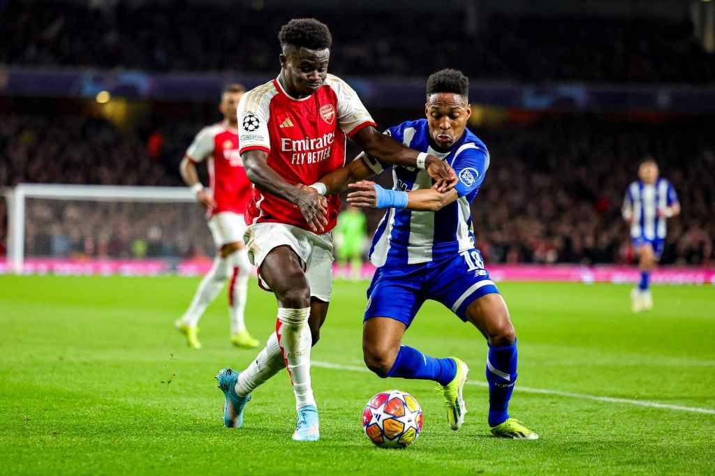 Фрагмент матча Арсенал — Порту