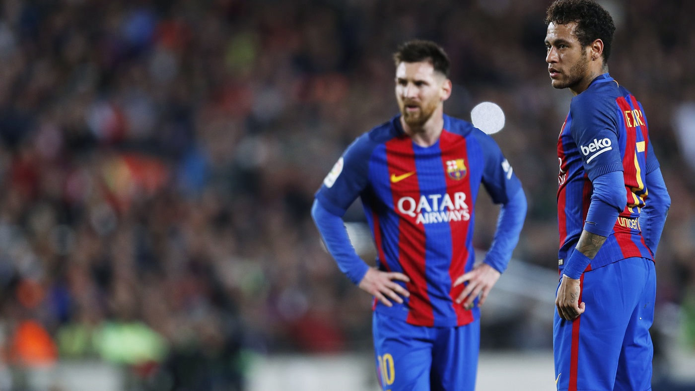 Неймар и Месси в «Барселоне»