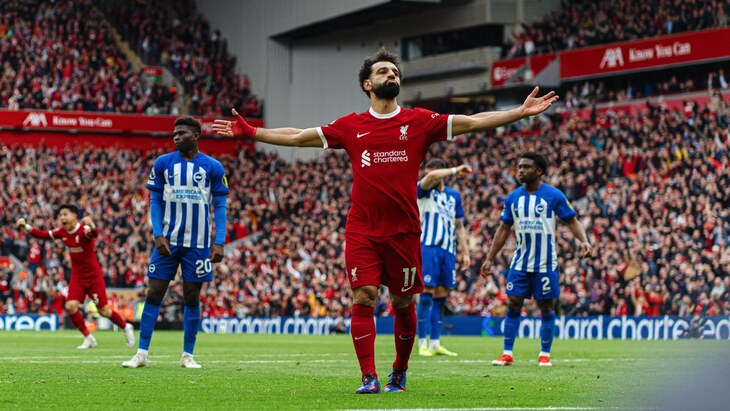 Мохамед Салах с «Ливерпулем» снова лидер чемпионата
