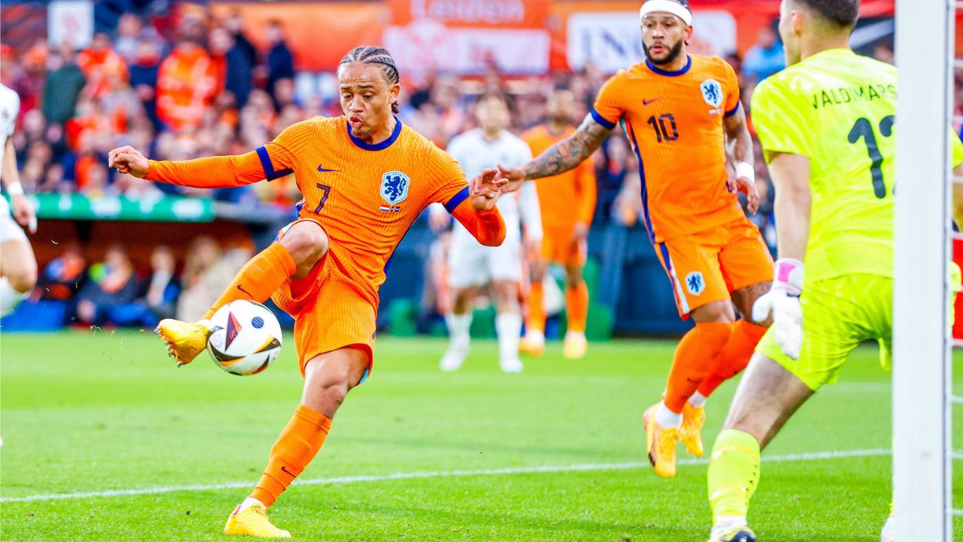 Фрагмент матч Нидерланды — Исландия