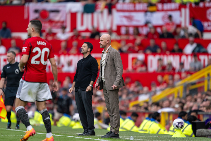 Микель Артета и Эрик Тен Хаг