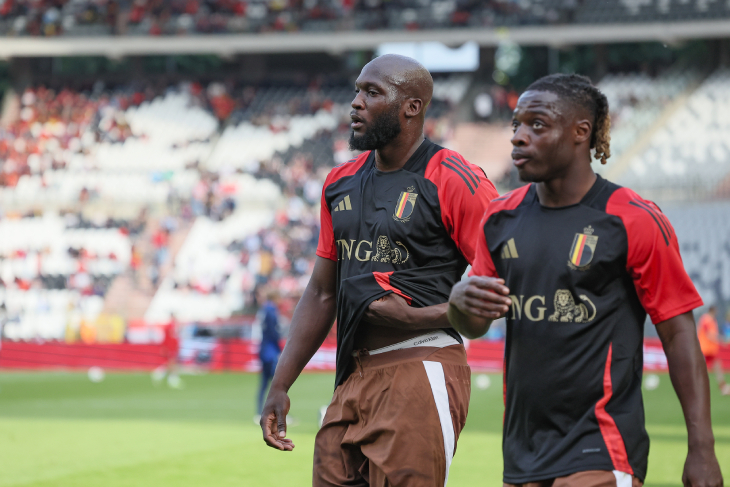 Жереми Доку и Ромелу Лукаку