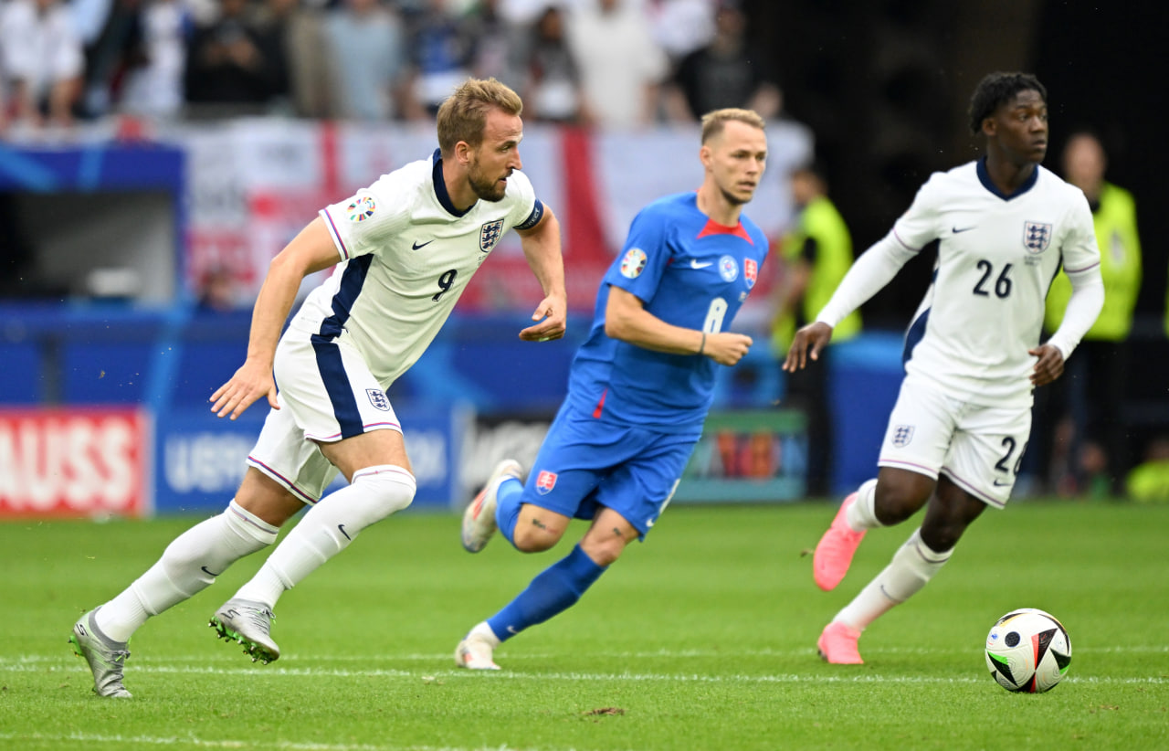 Фрагмент матча Англия — Словакия