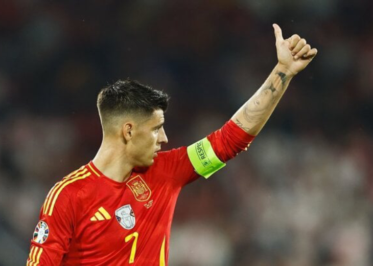 Альваро Мората — нападающий сборной Испании