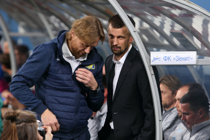 Валерий Карпин и Сергей Семак