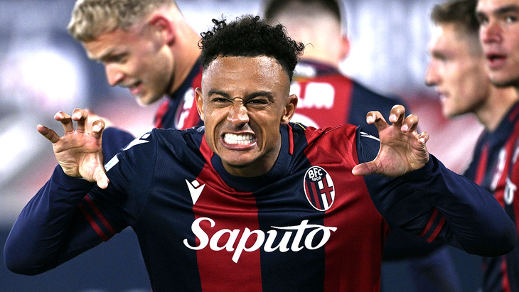 Дан Ндойе празднует гол