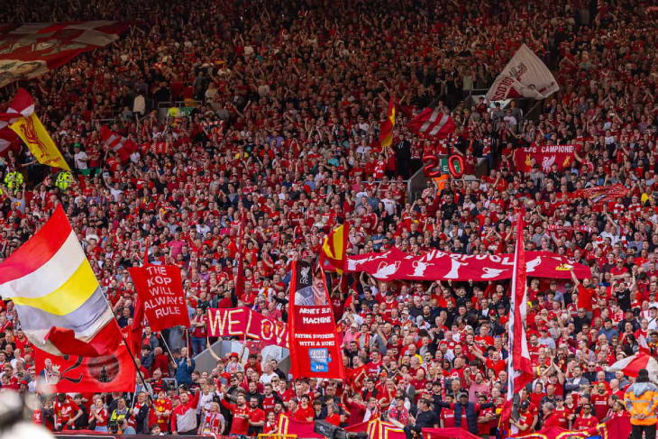 Энфилд во время матча против Тоттенхэма