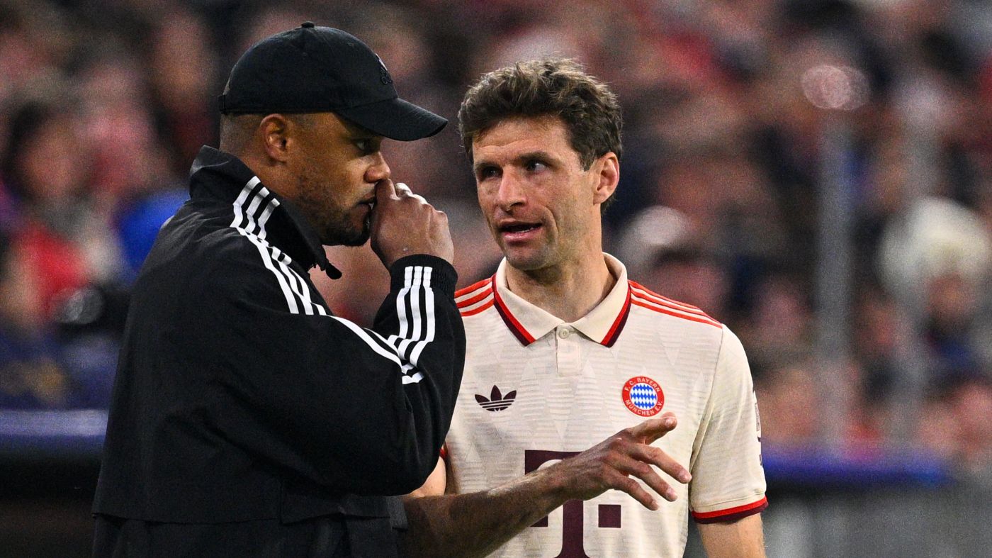 Венсан Компани и Томас Мюллер