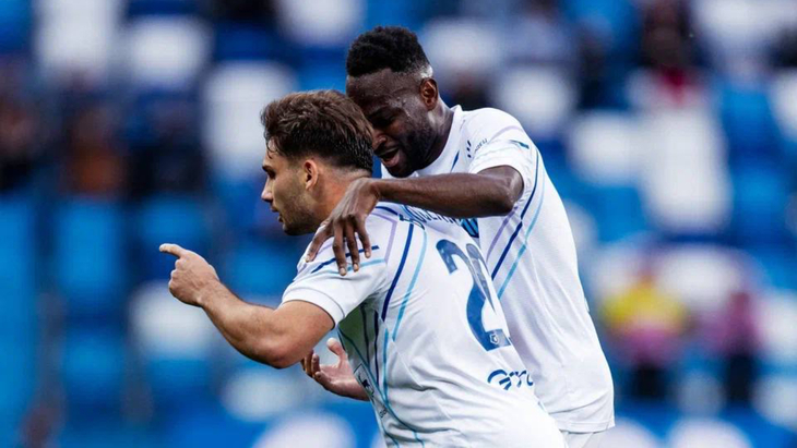 Фрагмент матча «Пари НН» — «Крылья Советов»