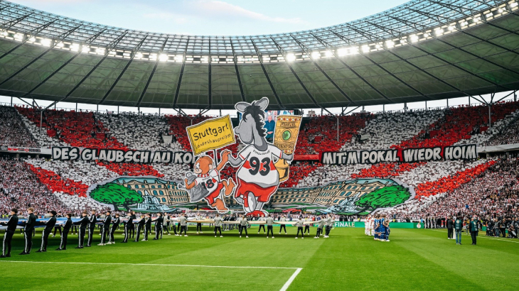 Перфоманс фанатов Штутгарта