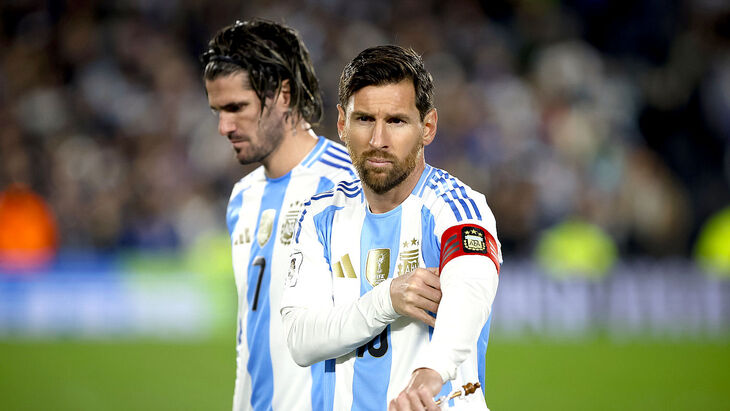 Родриго Де Поль и Лионель Месси