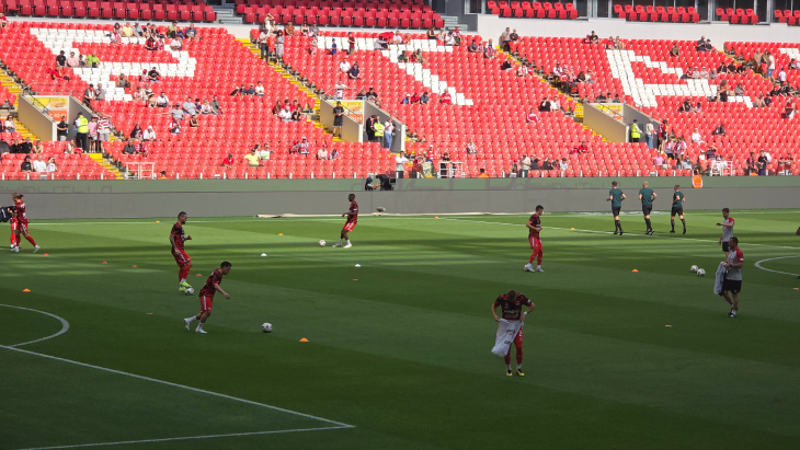 Разминка игроков Спартака