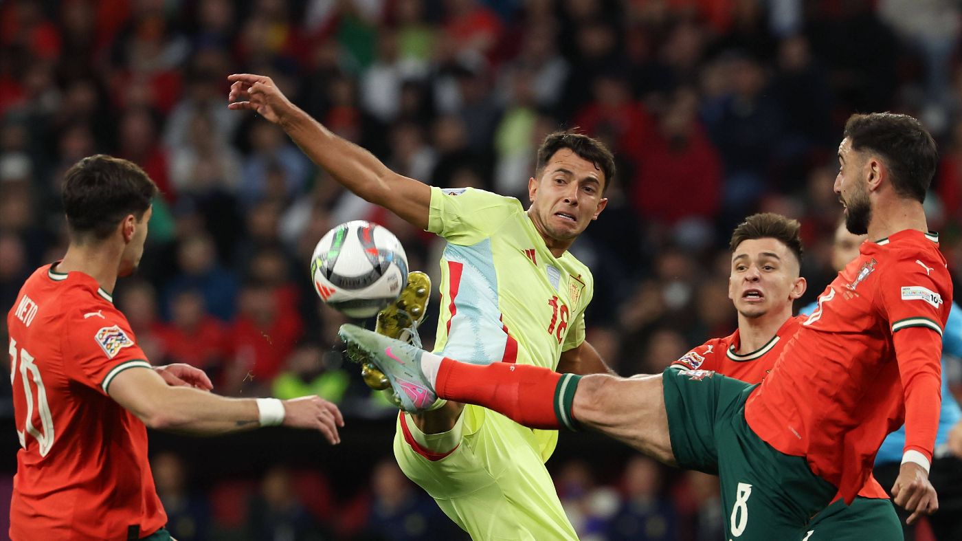 Мартин Субименди в матче против Португалии