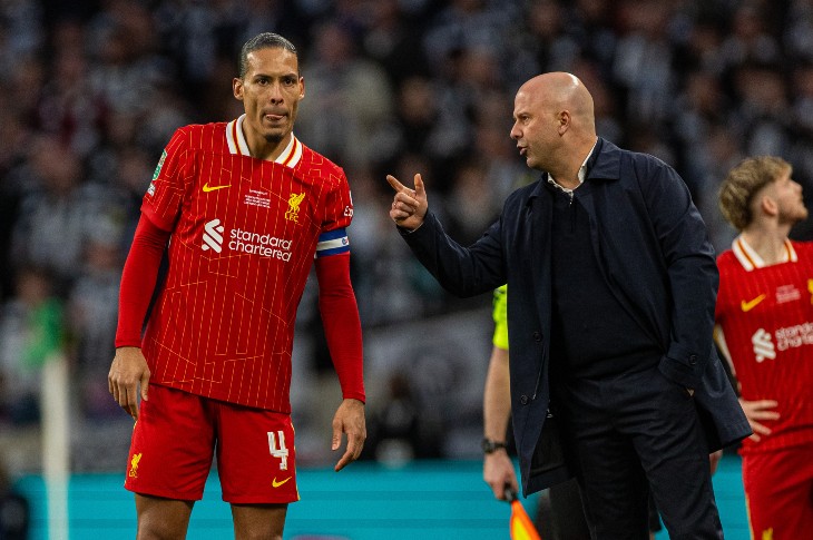 Вирджил ван Дейк и Арне Слот