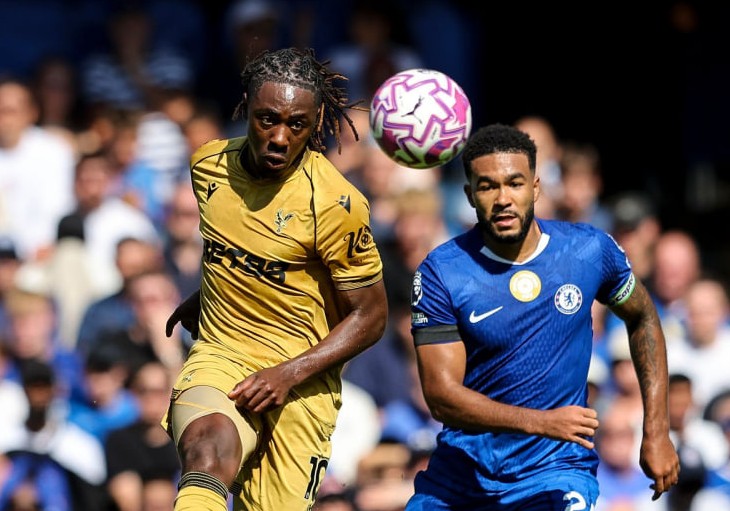 Фрагмент матча «Челси» — «Кристал Пэлас»