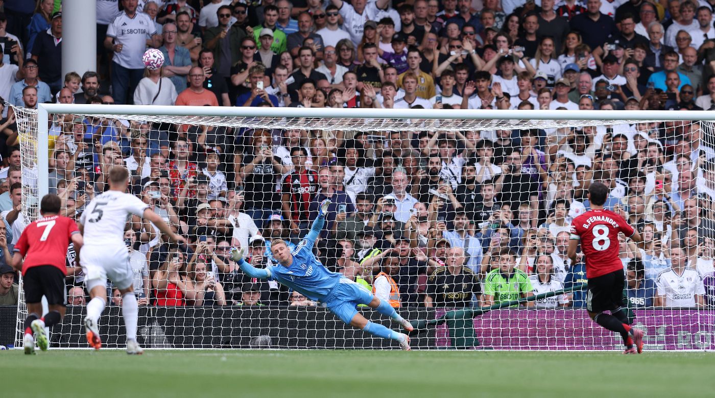 Бруну Фернандеш не реализовал пенальти в матче против «Фулхэма»