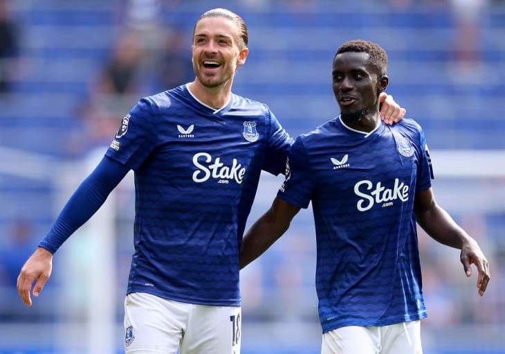 Джек Грилиш и Идрисса Гейе