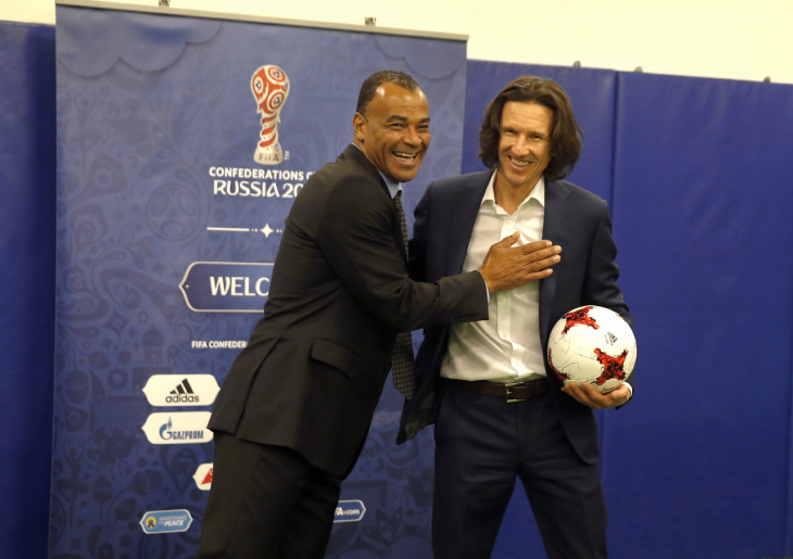 Кафу и Алексей Смертин