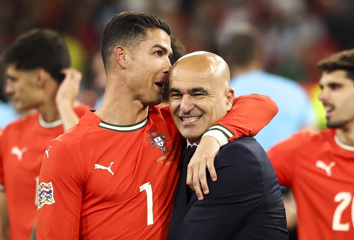 Криштиану Роналду и Роберто Мартинес