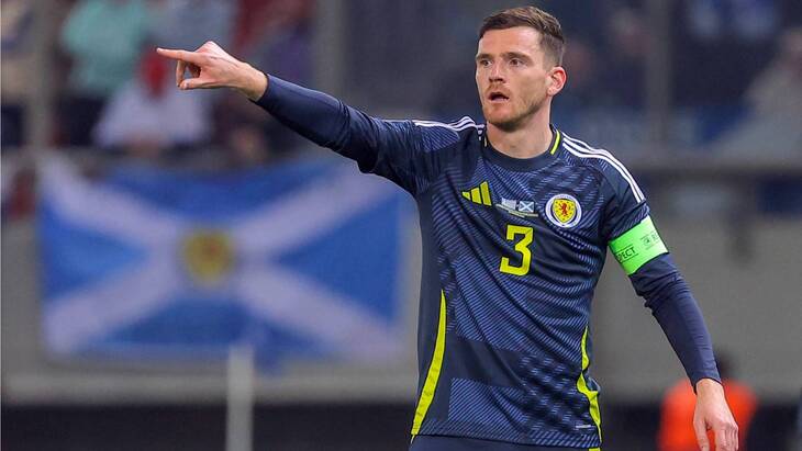 Капитан сборной Шотландии Эндрю Робертсон