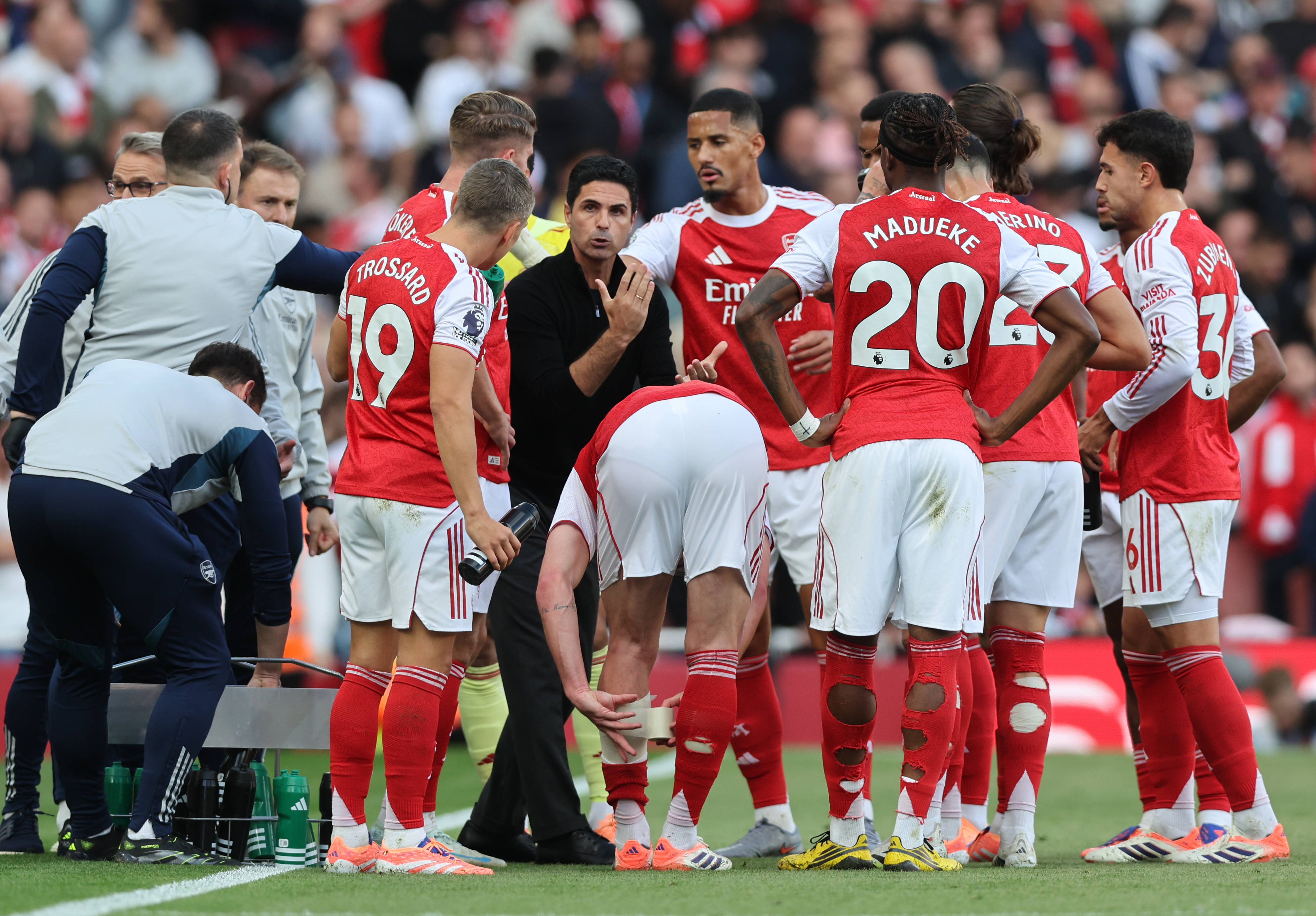 Артета использует паузу в игре по максимуму