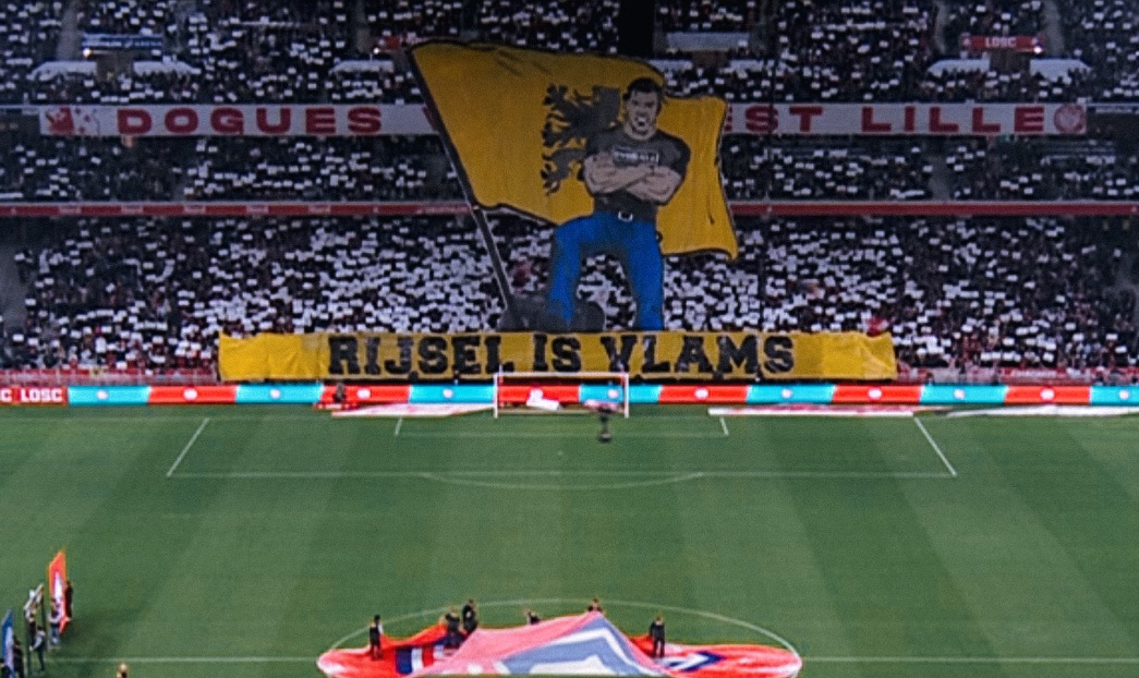Перфоманс фанатов «Лилля» перед матчем