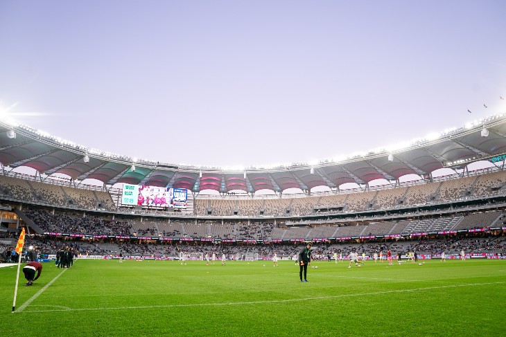 Стадион «Оптус» в Перте вмещает более 60000 человек