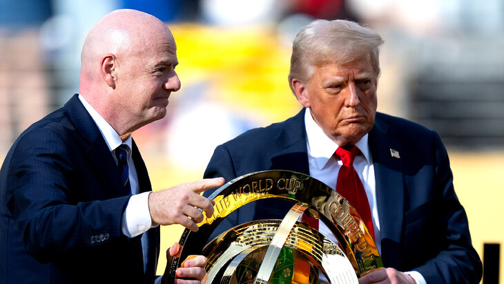 Джанни Инфантино и Дональд Трамп